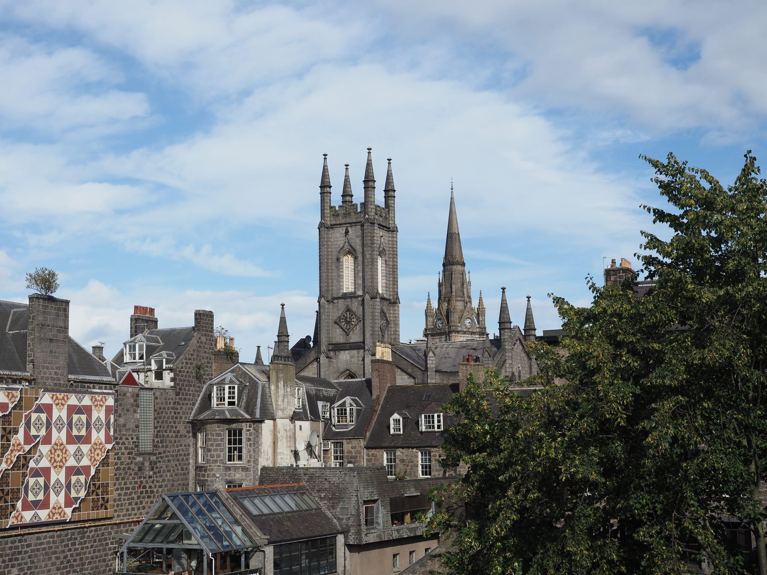 Zentrumn der Altstadt von Aberdeen