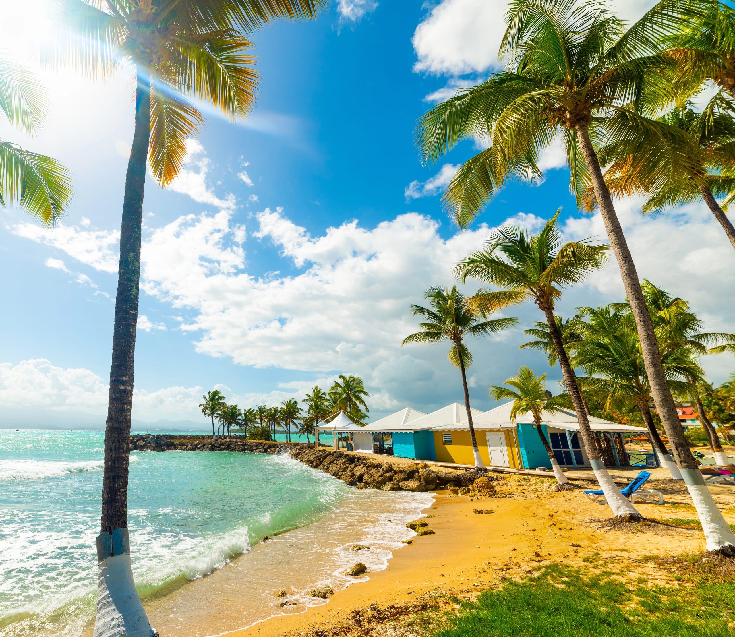 Bas du Fort Strand auf Guadeloupe