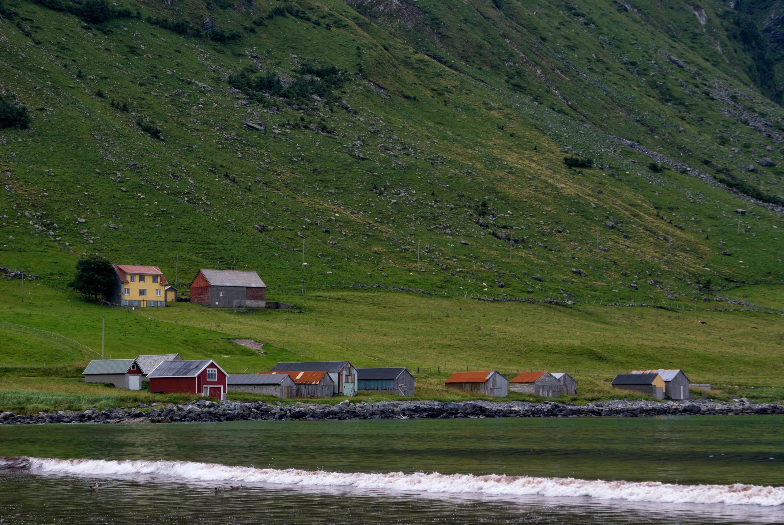 Strand von Vagsoy nahe Måløy