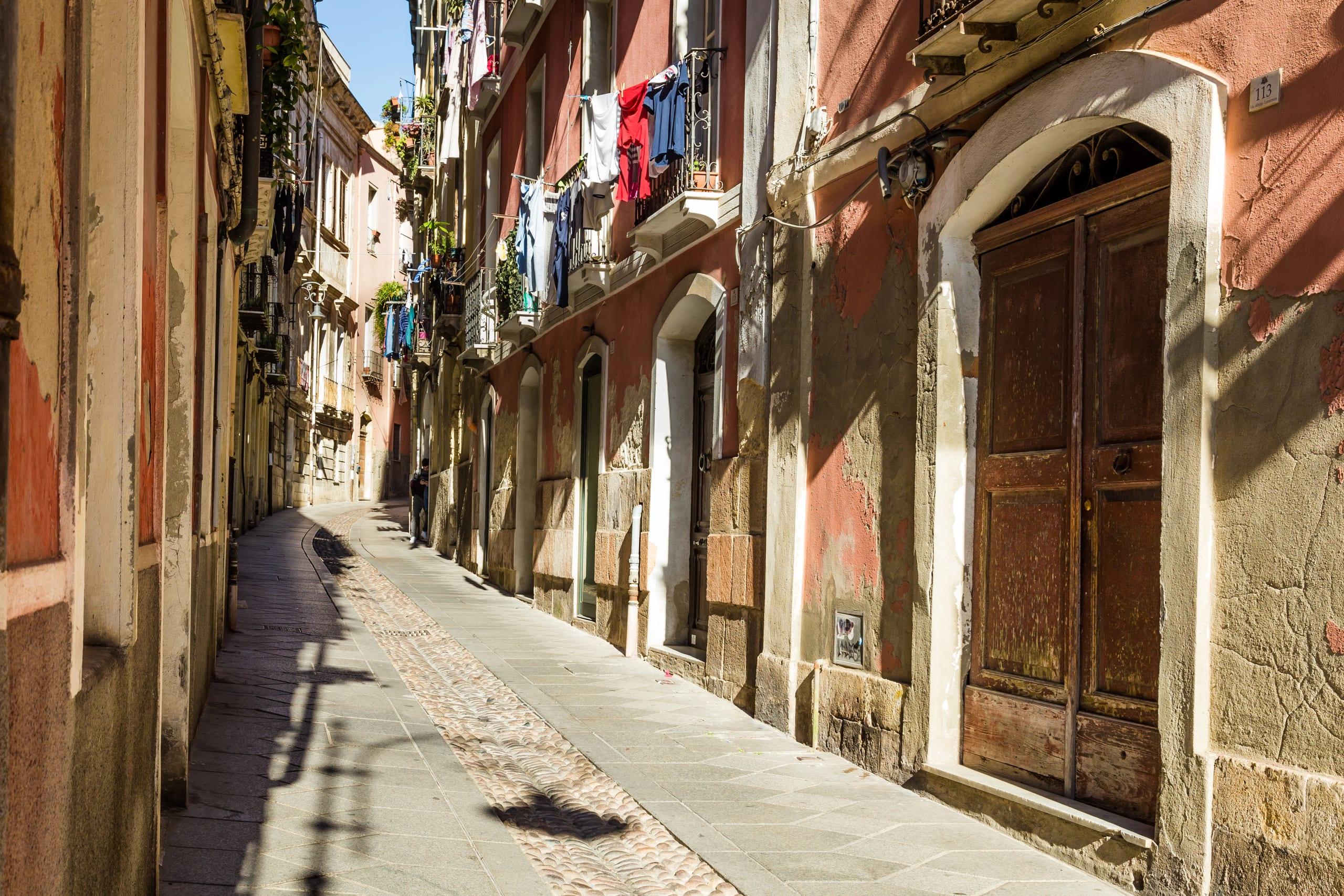 Schmale Gassen von Cagliari
