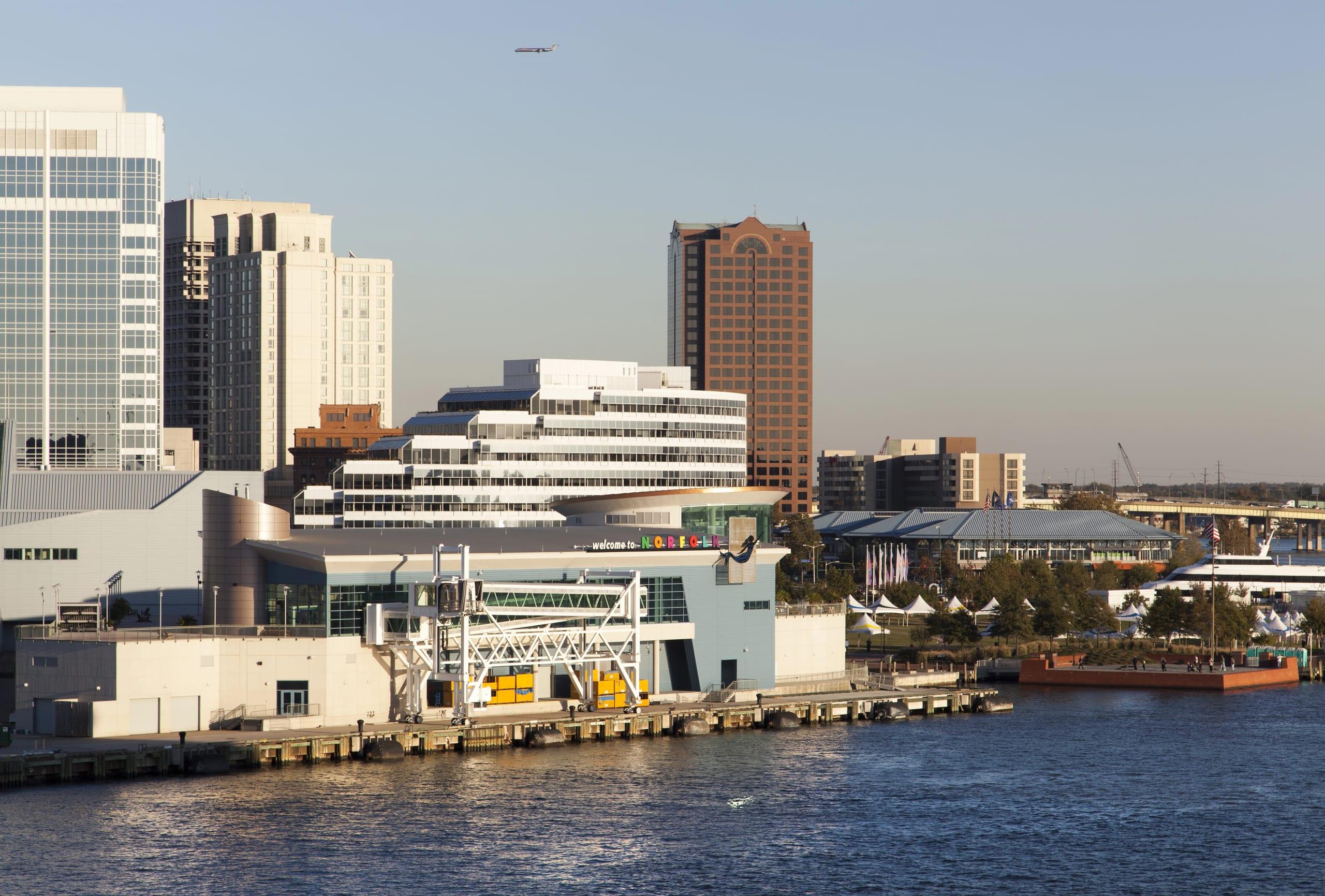 Downtown von Norfolk