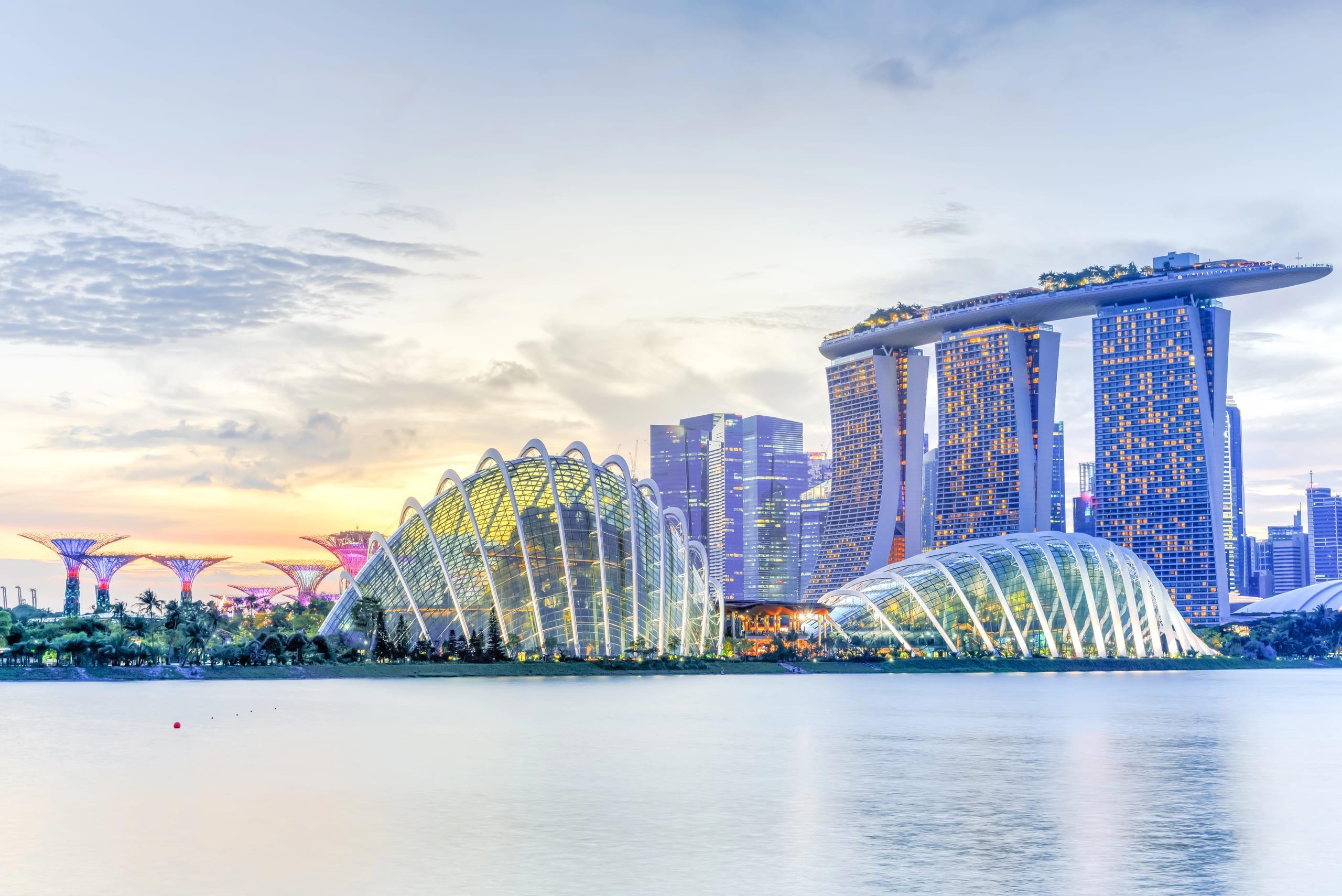 Skyline von Singapore