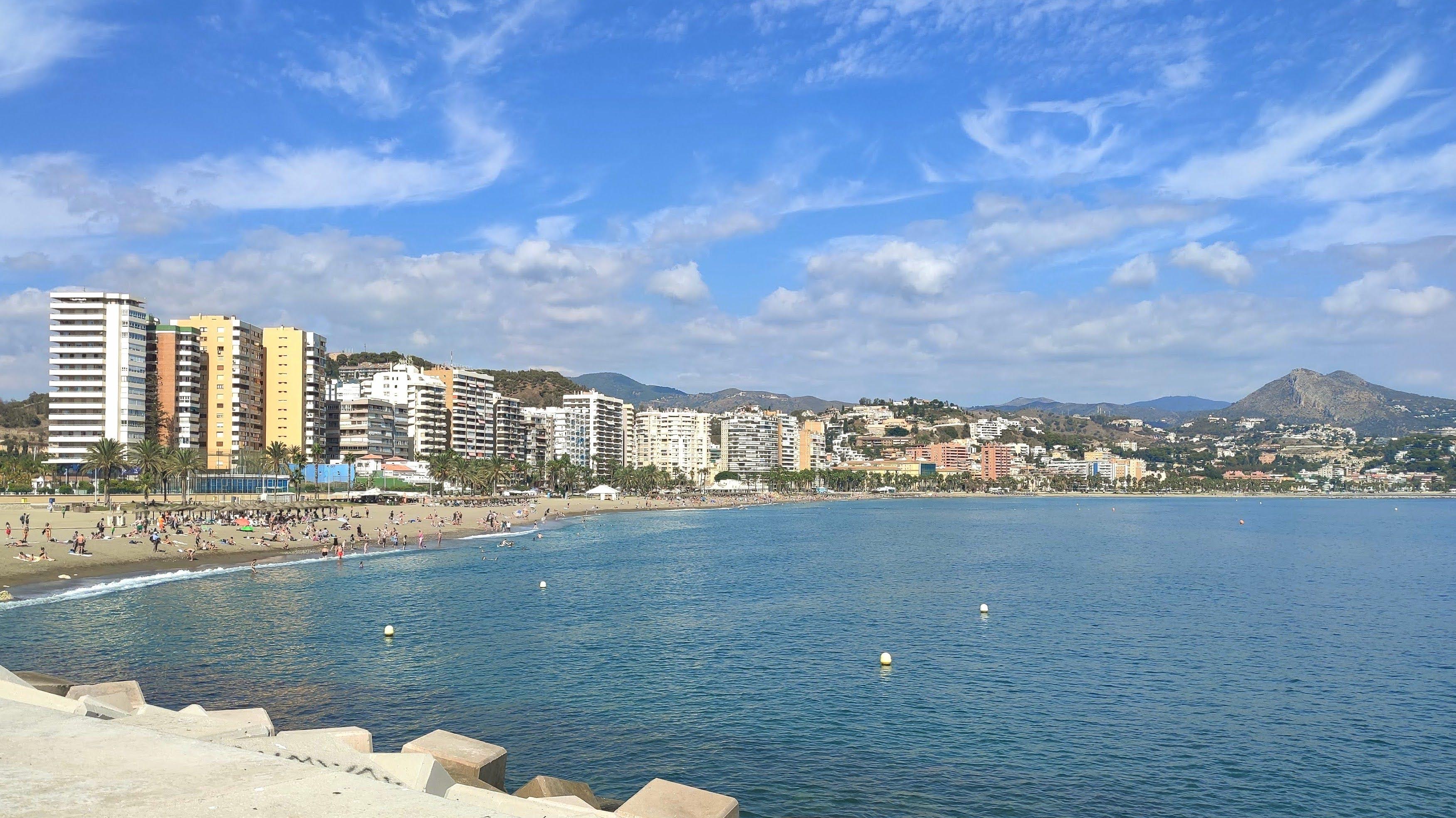 Strand von Malaga