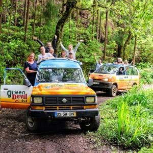 Landausfluggäste können während einer Allrad-Safari die naturbelassene Landschaft des Nordwestens von Madeira erkunden