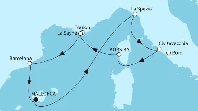 Höhepunkte des Westlichen Mittelmeers