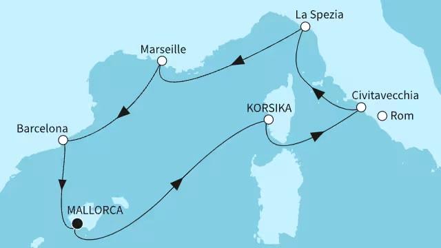 Höhepunkte des Westlichen Mittelmeers