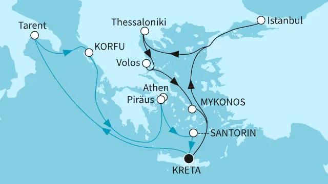 Vielfalt des Östlichen Mittelmeers