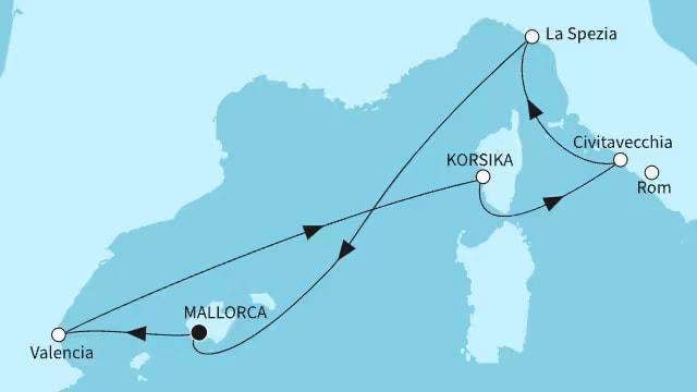 Höhepunkte des Westlichen Mittelmeers