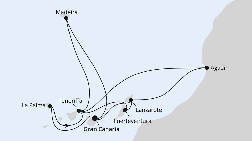 Große Kanaren-Reise & Marokko ab Gran Canaria