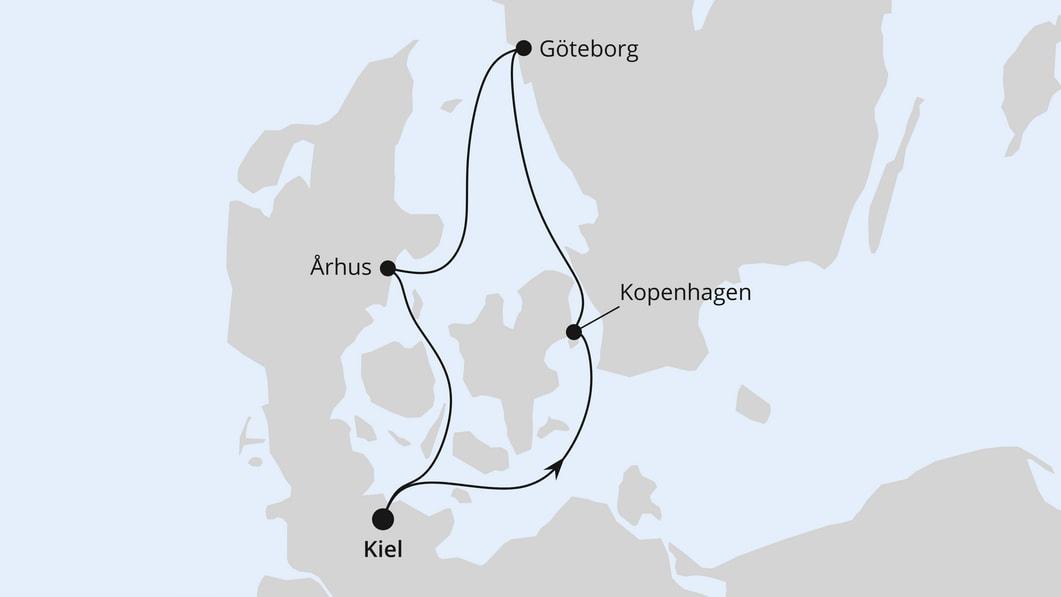 Kurzreise Schweden & Dänemark ab Kiel