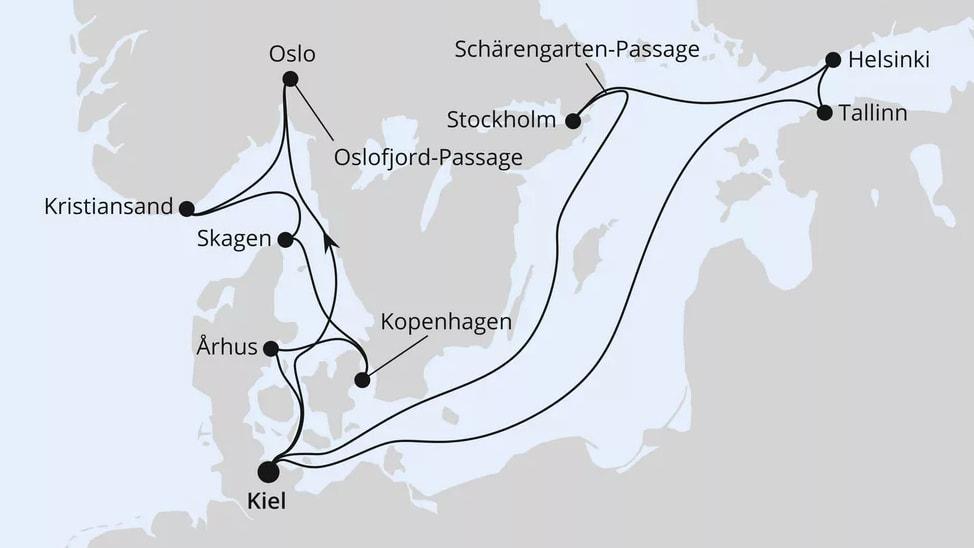 Highlights der Nord- & Ostseeküste ab Kiel