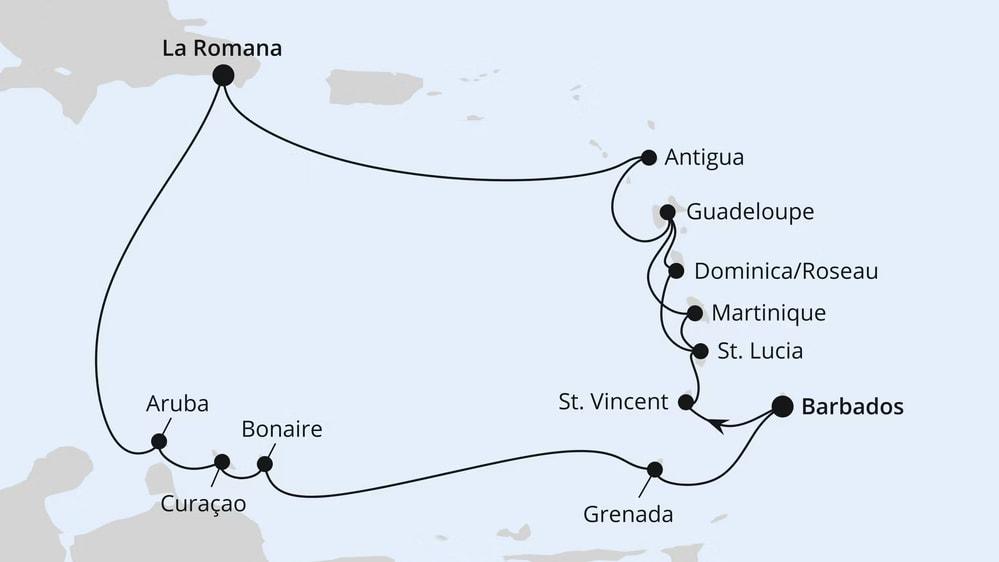 Karibische Insel-Rundreise ab Barbados