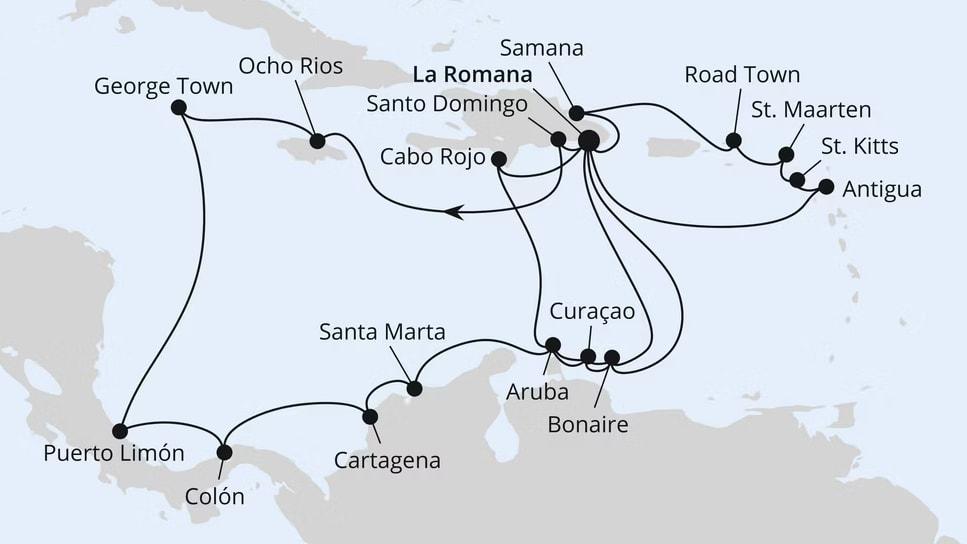 Karibische Insel-Rundreise & Mittelamerika 2